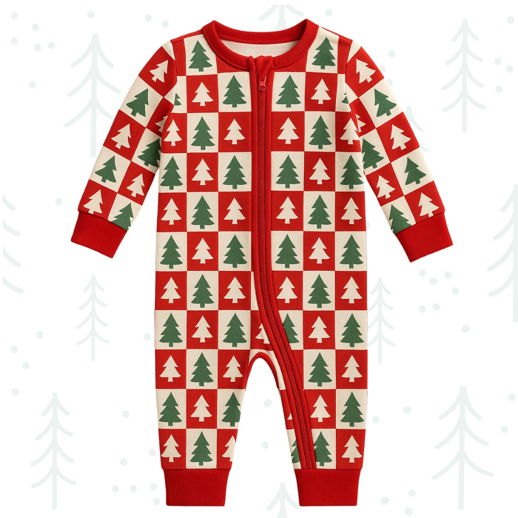 Christmas tree pajamas kids