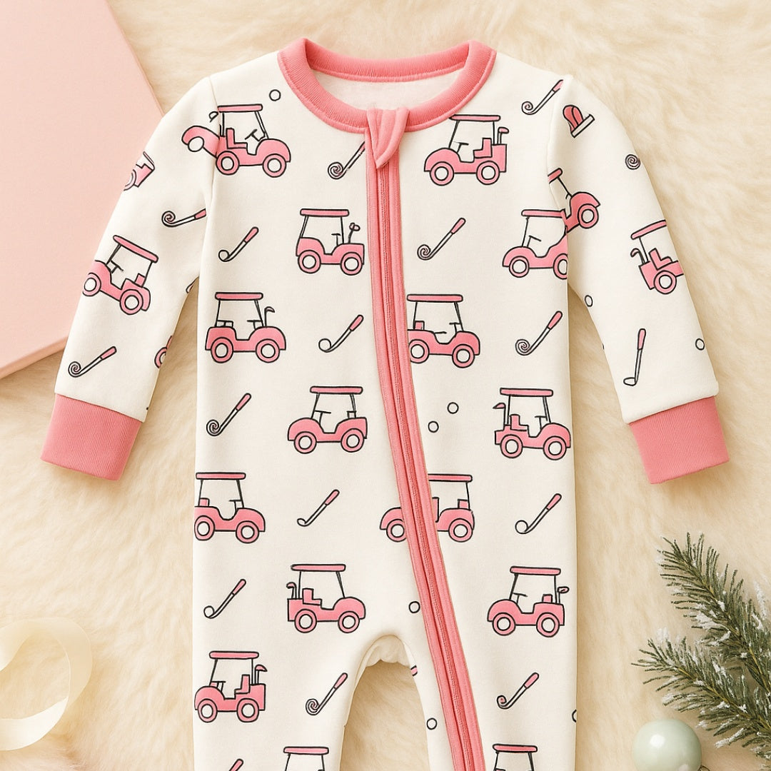 pink infant onesie
